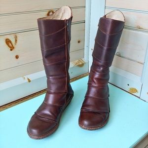 El Naturalista Recyclus Ella Tall leather Boots
